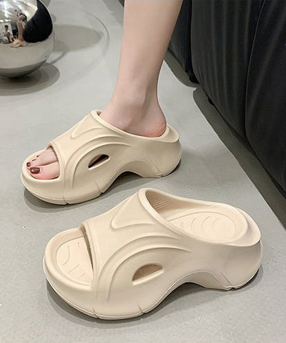 ボリューム スライド EVA 厚底 サンダル