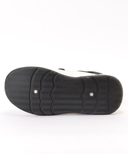 配色 ウエーブ ライン レースアップ アグリーシューズ