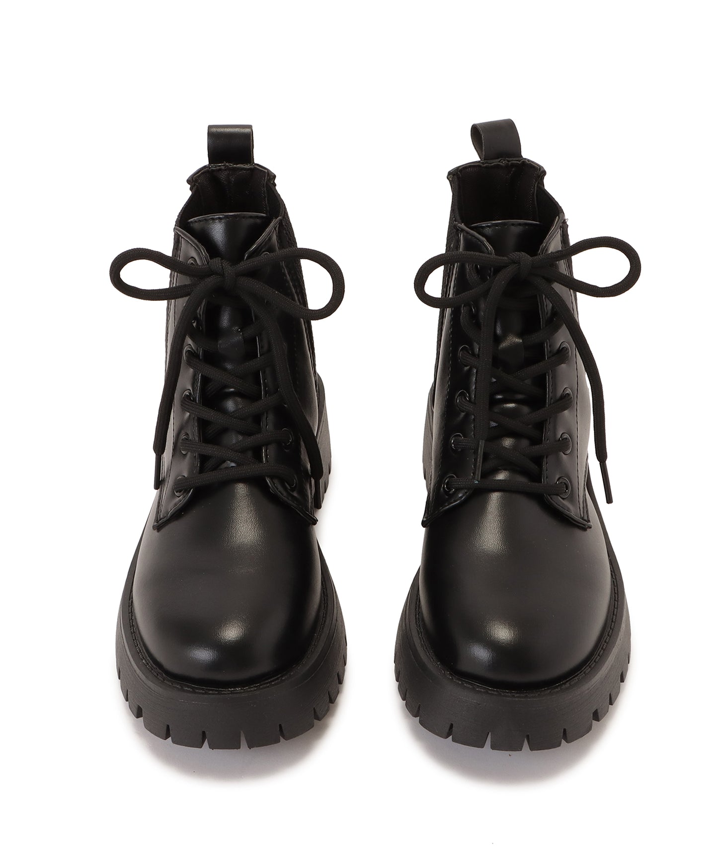 サイドゴアレースアップショートブーツ