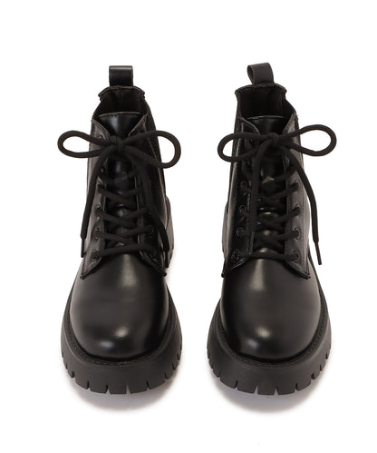 サイドゴアレースアップショートブーツ