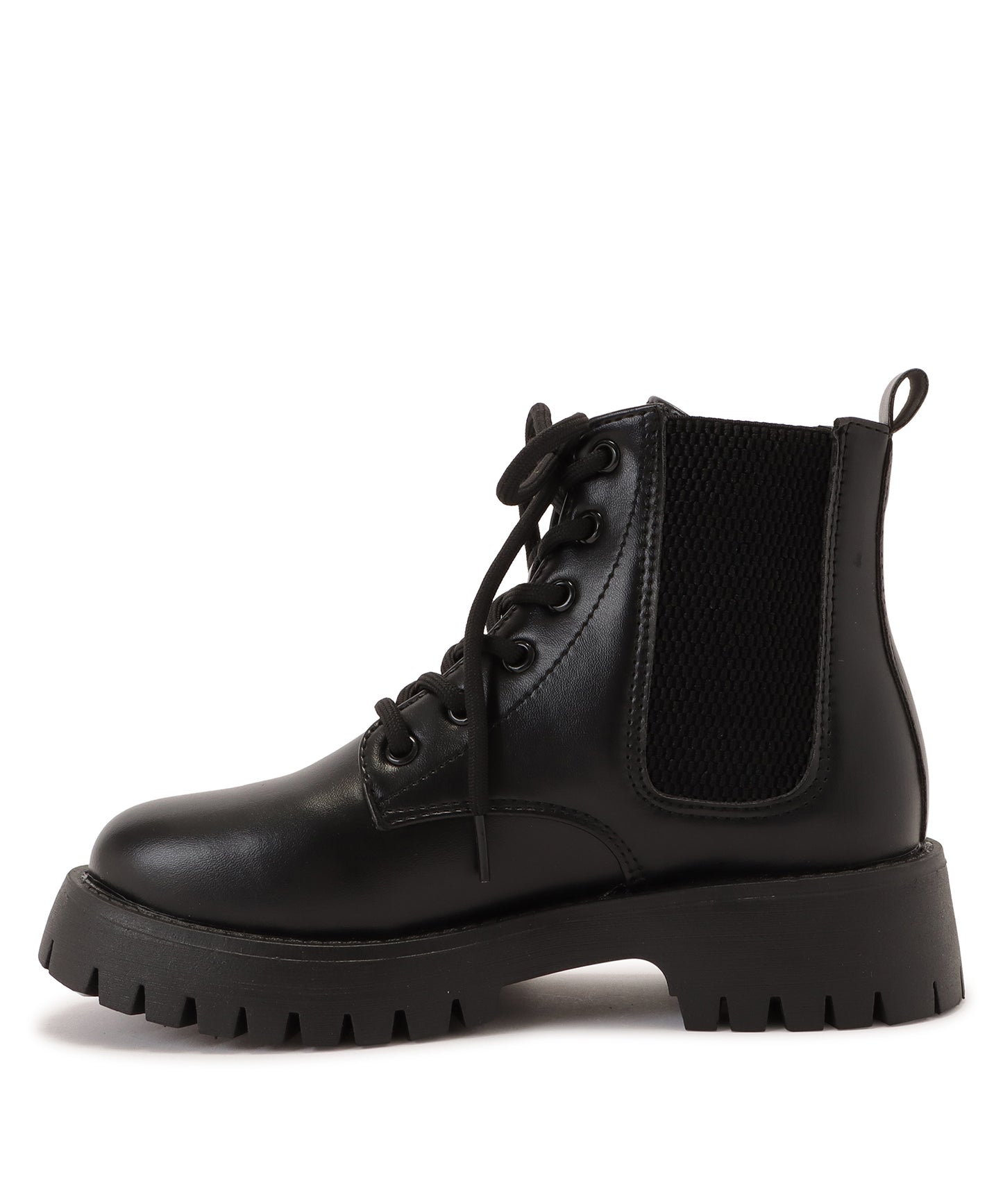 サイドゴアレースアップショートブーツ