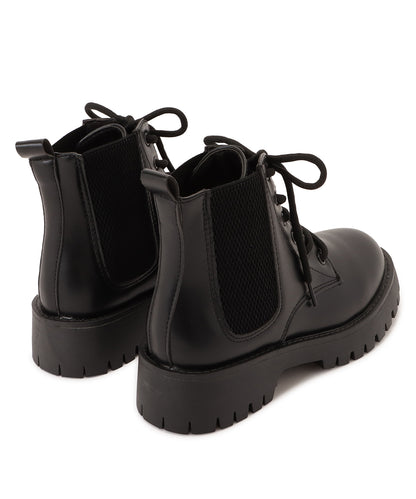 サイドゴアレースアップショートブーツ