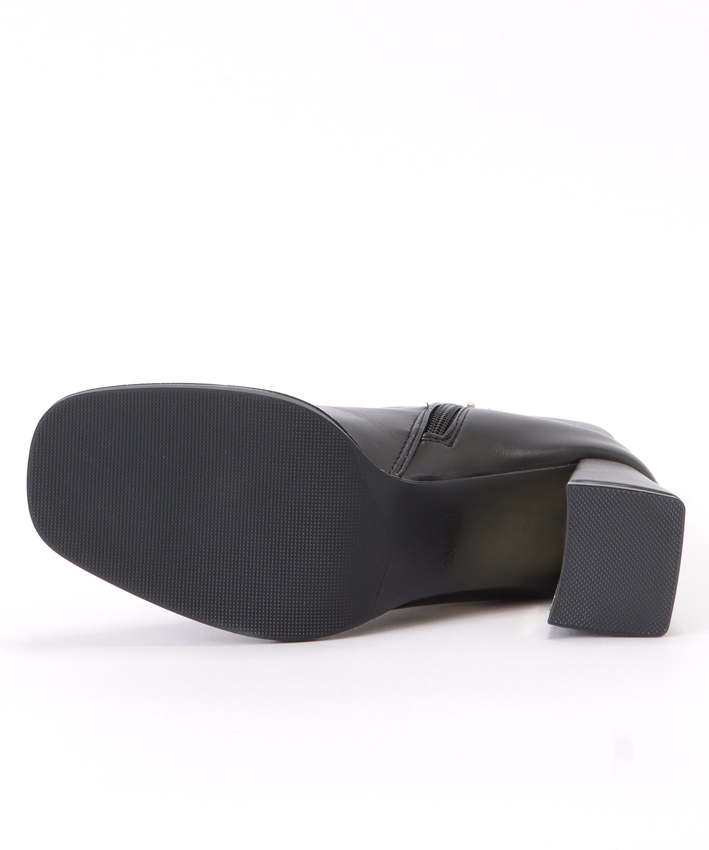 花柄刺繍チャンキーショートブーツ