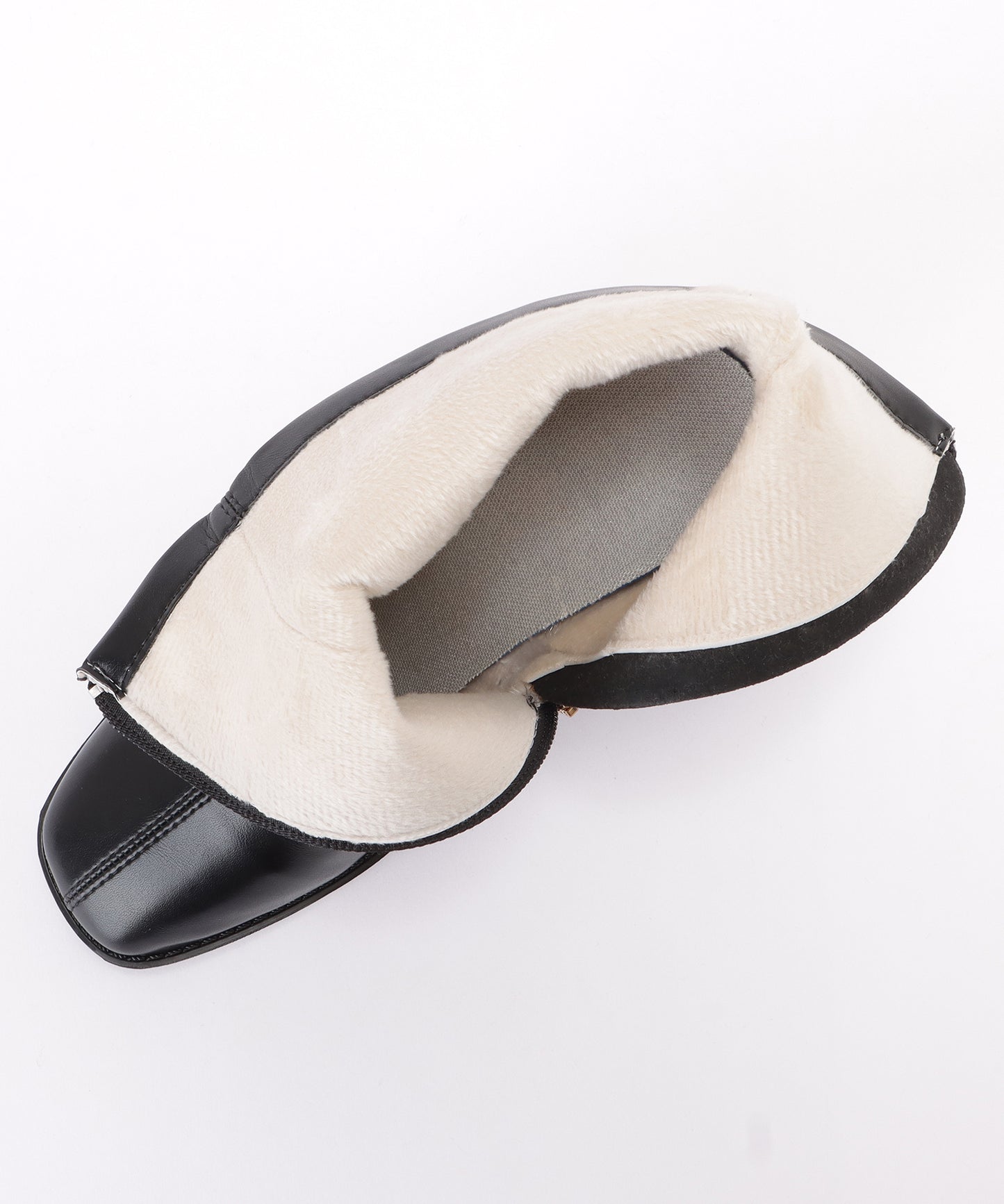 花柄刺繍チャンキーショートブーツ