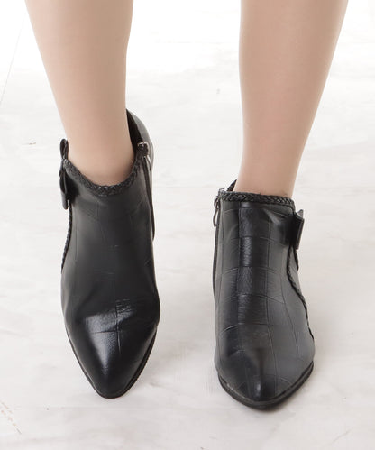 メッシュデザインレザー調ドレスシューズ