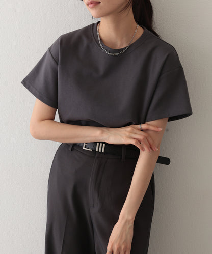 ソリッドカラー クルーネック 半袖 ベーシック Tシャツ
