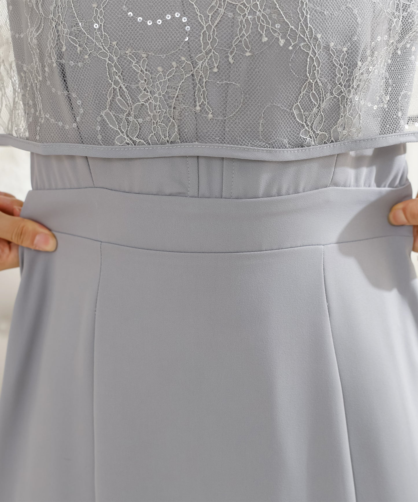 【2点セット】 レース ボレロ付き Vスリット キャミソール マーメイド ワンピース