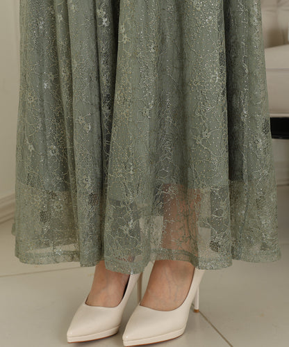 2way バックコンシャス レース 袖リボン レイヤード ドレス