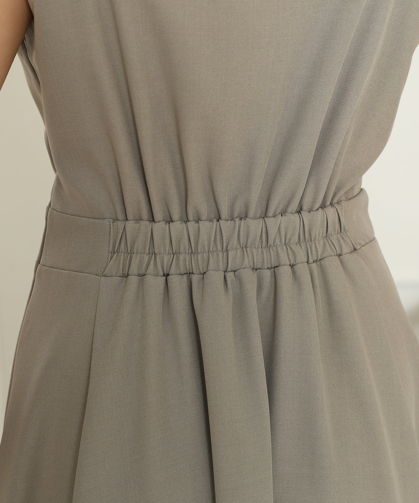 オーガンジー フリル レイヤード ロング ドレス