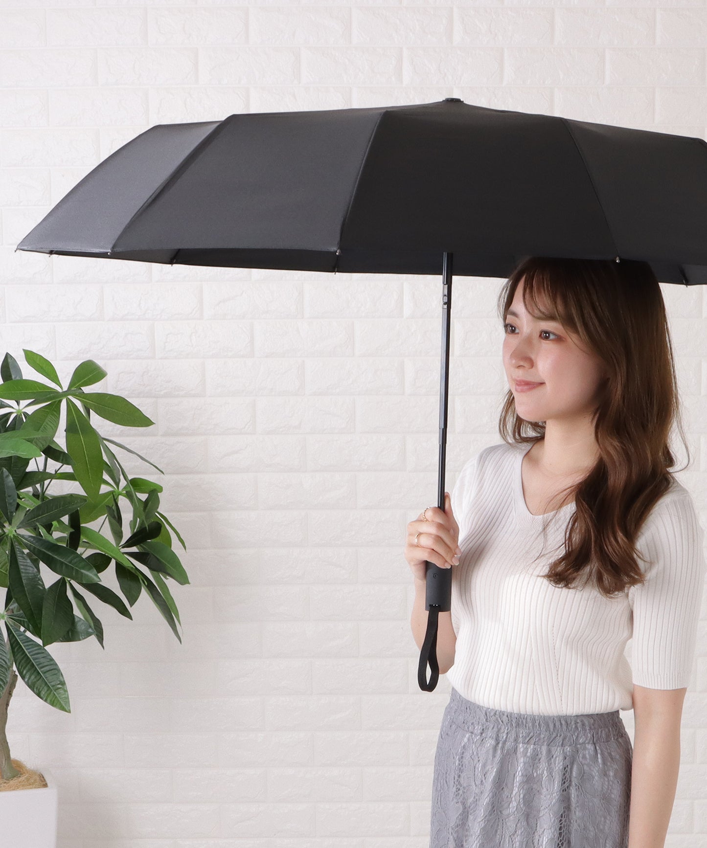 ワンタッチ自動開閉式折りたたみ傘