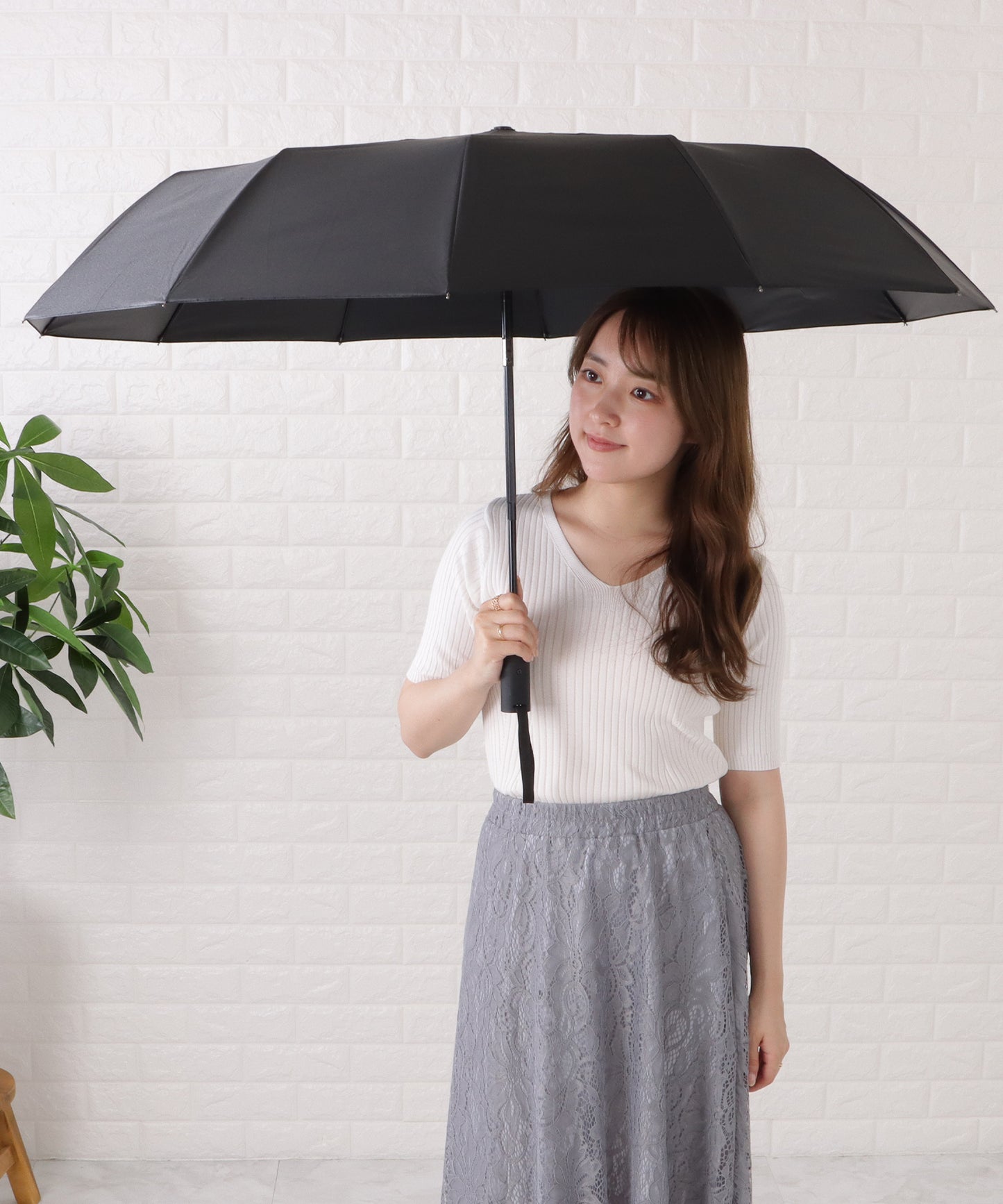 ワンタッチ自動開閉式折りたたみ傘