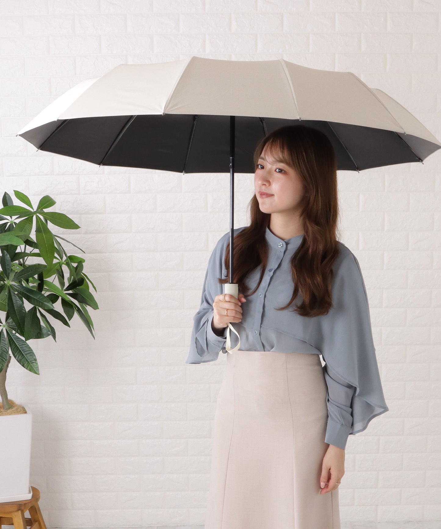 ワンタッチ自動開閉式折りたたみ傘