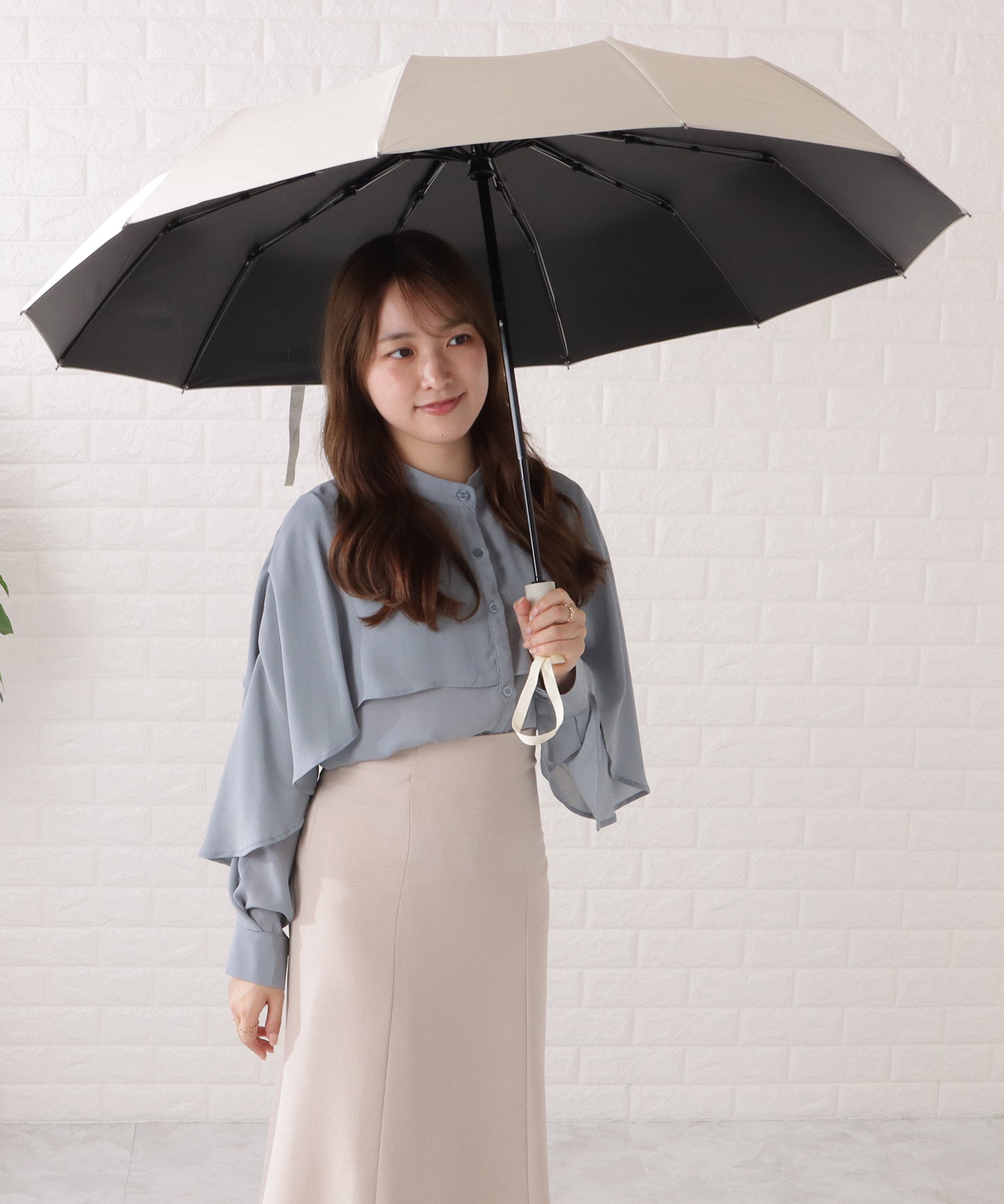 ワンタッチ自動開閉式折りたたみ傘