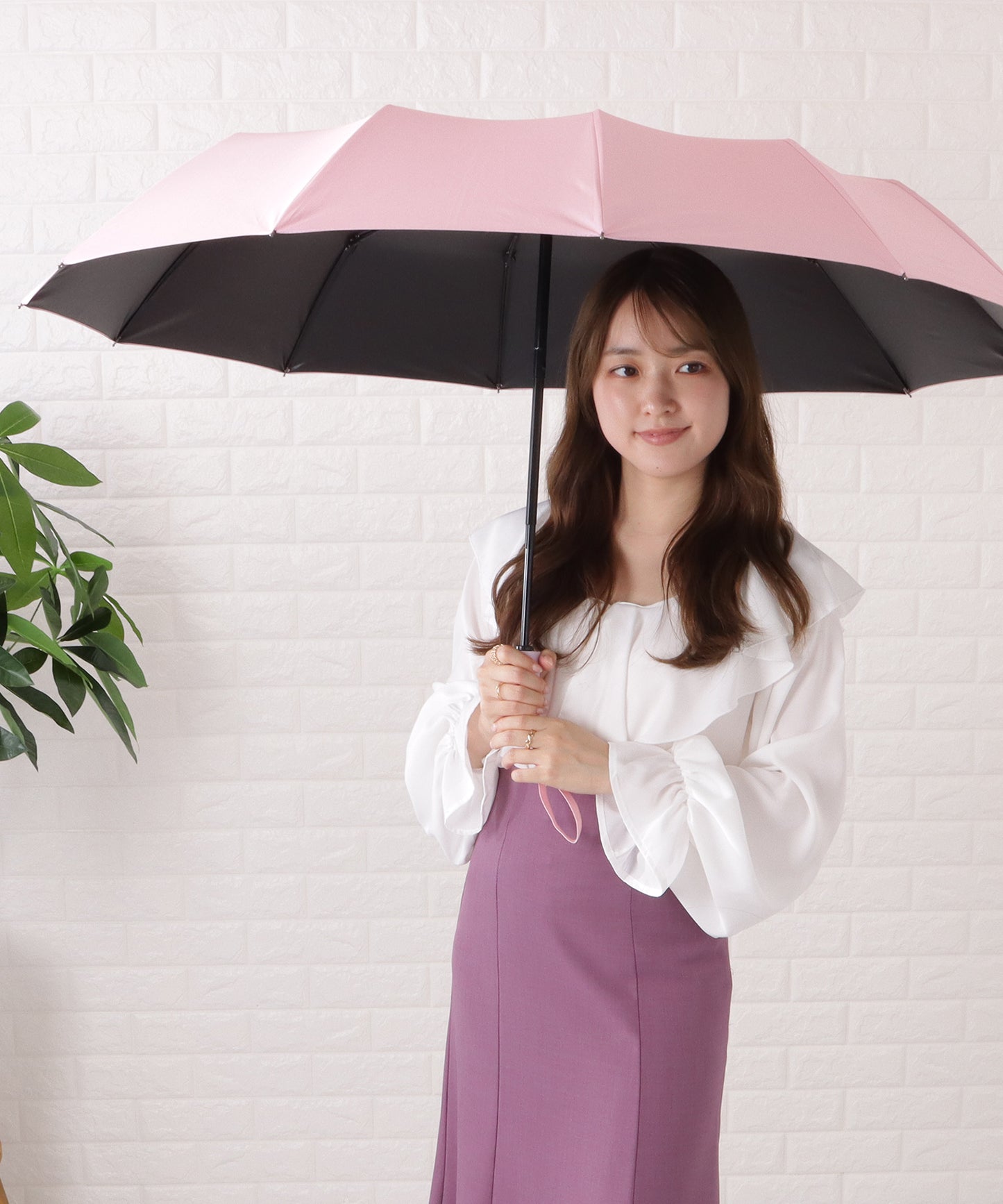 ワンタッチ自動開閉式折りたたみ傘