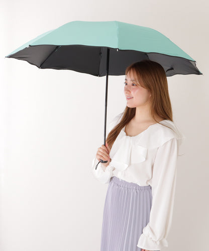 【雨晴兼用】フラワー デザイン 配色 折りたたみ傘