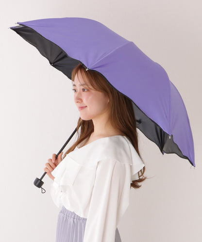 【雨晴兼用】フラワー デザイン 配色 折りたたみ傘