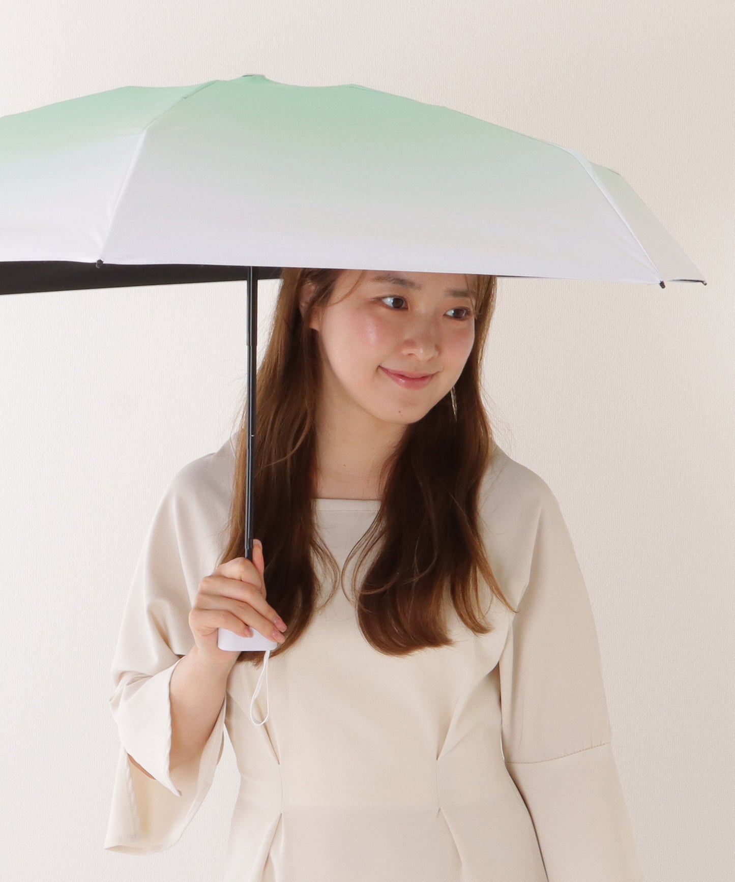 【雨晴兼用】グラデーション コンパクト 軽量 折りたたみ傘