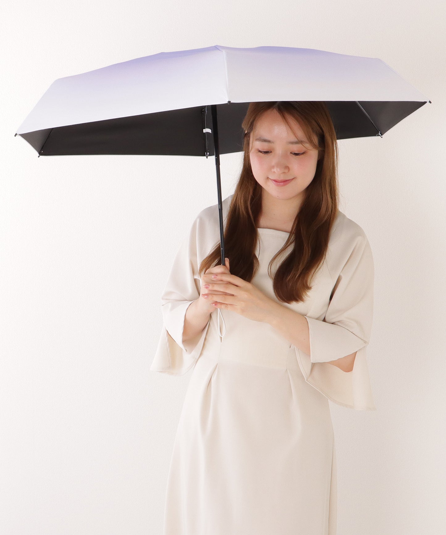 【雨晴兼用】グラデーション コンパクト 軽量 折りたたみ傘