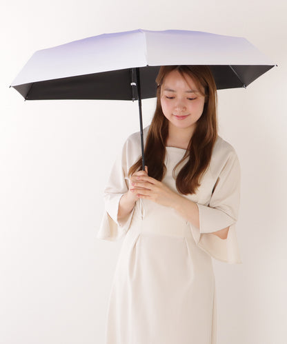 【雨晴兼用】グラデーション コンパクト 軽量 折りたたみ傘