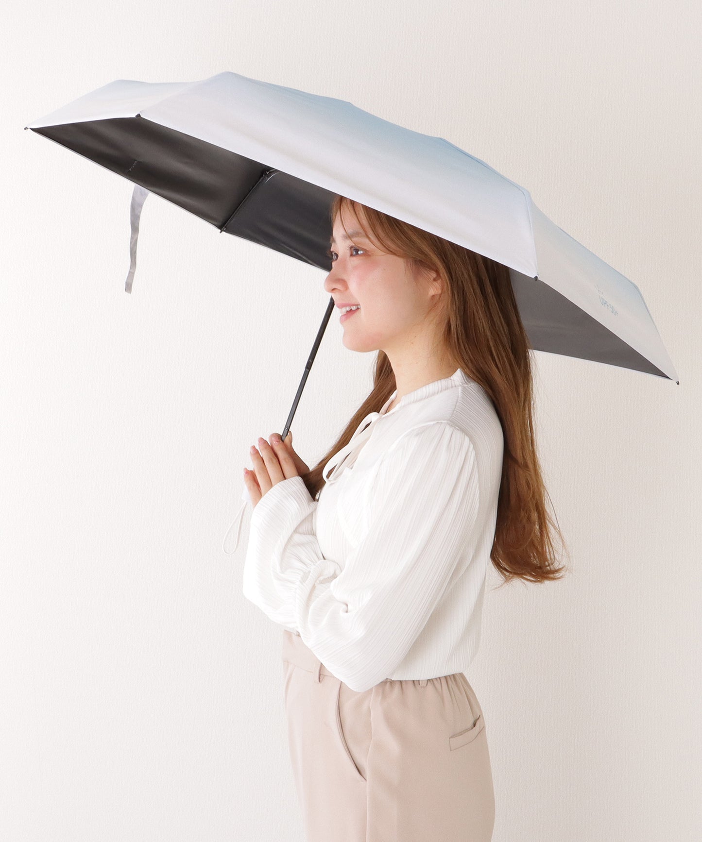 【雨晴兼用】グラデーション コンパクト 軽量 折りたたみ傘