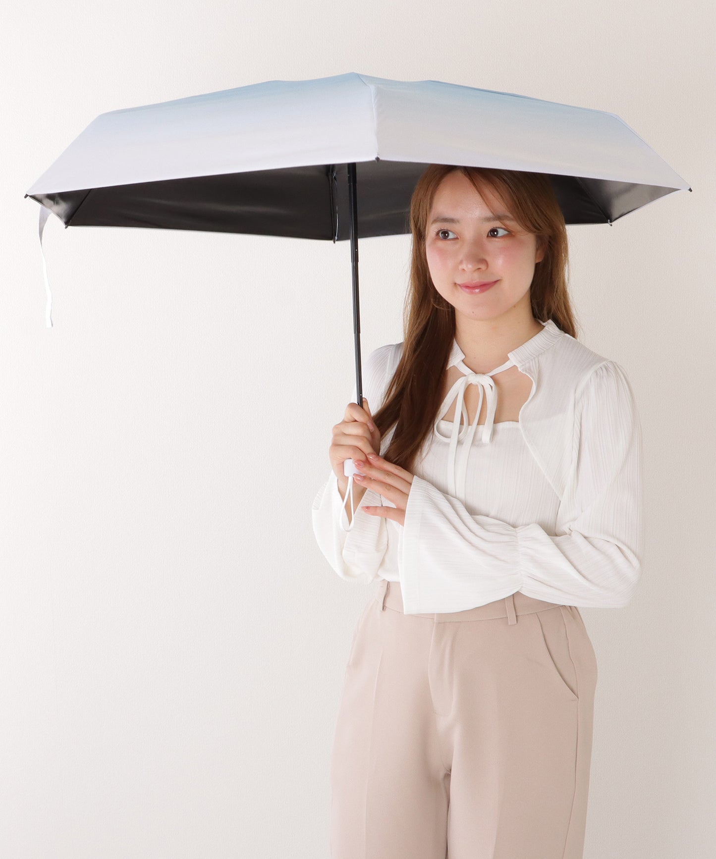 【雨晴兼用】グラデーション コンパクト 軽量 折りたたみ傘