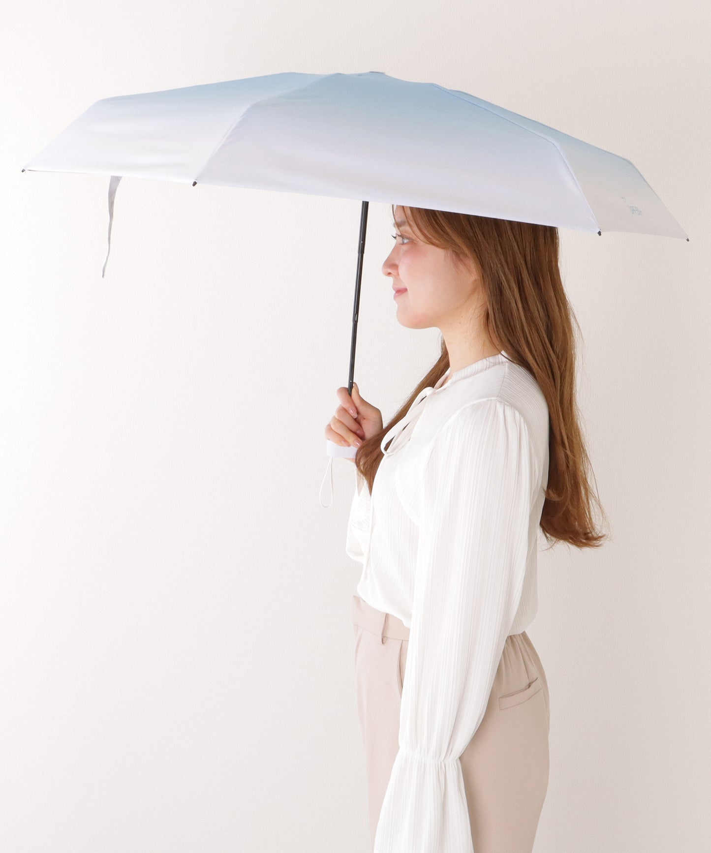 【雨晴兼用】グラデーション コンパクト 軽量 折りたたみ傘