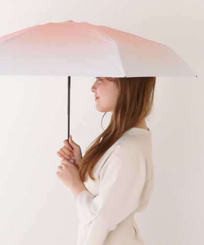 【雨晴兼用】グラデーション コンパクト 軽量 折りたたみ傘