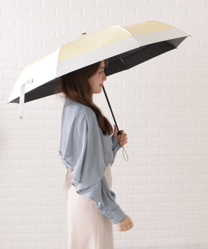 バイカラー晴雨兼用折りたたみ傘