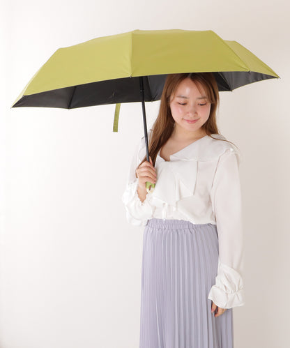 【雨晴兼用】ソリッドカラー ワンタッチ ベーシック 折りたたみ傘