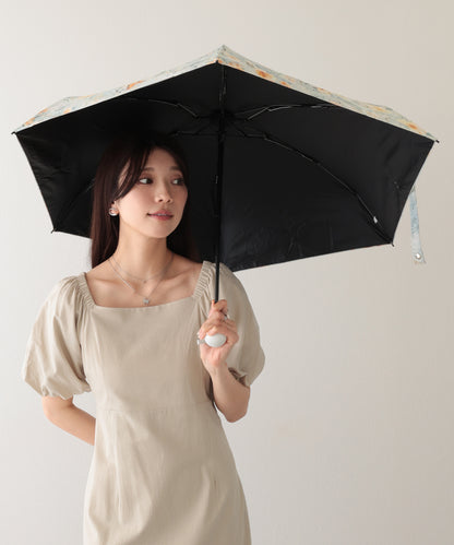 晴雨兼用 ボタニカル アート ペイント 折りたたみ傘