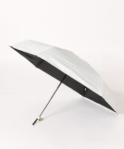 ソリッドカラー 晴雨兼用 ベーシック コンパクト 折りたたみ傘