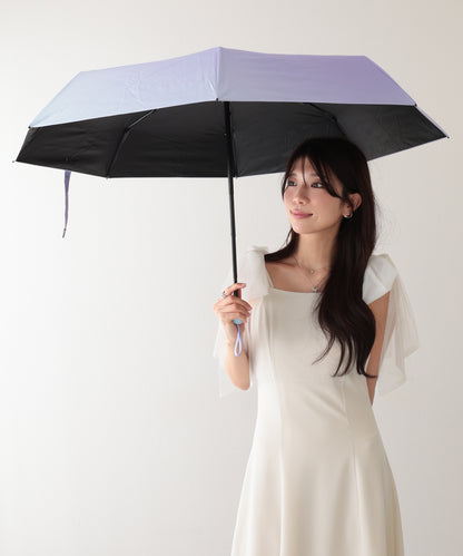 晴雨兼用 カラー グラデーション コンパクト 折りたたみ傘