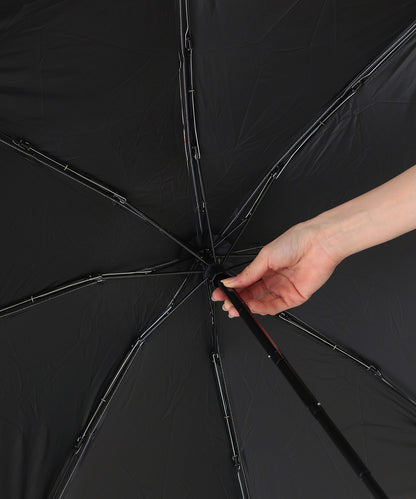 晴雨兼用 レトロ フラワー 遮光 折りたたみ傘