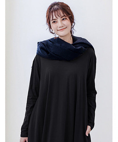 ゆったりロング長袖Ｔシャツワンピース