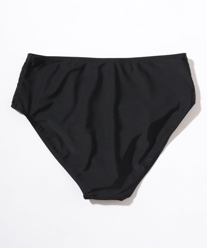 【2点セット】タックスリーブ バックリボン 半袖 セパレート 水着