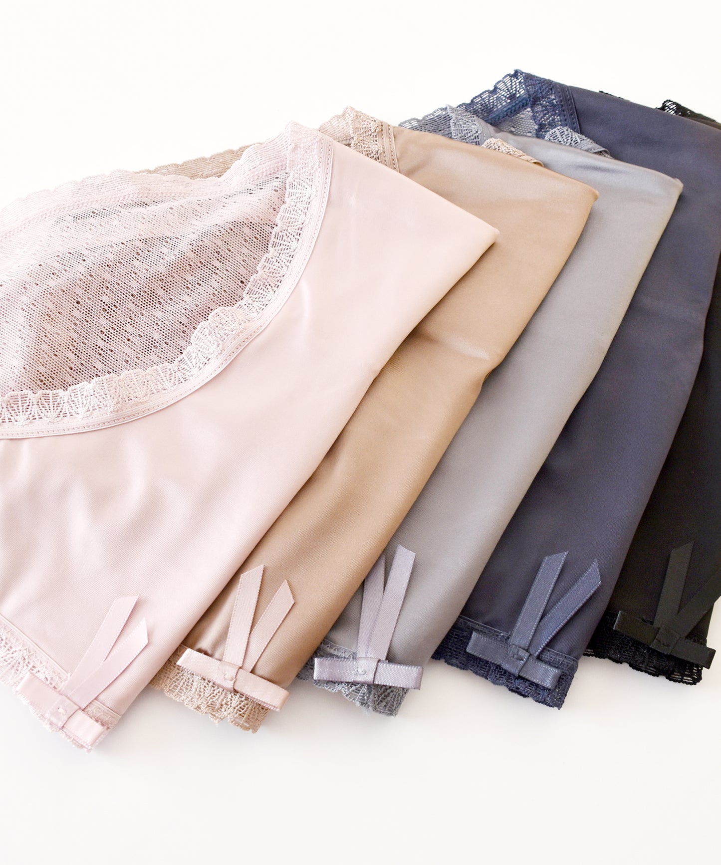 【5色組】セットでお得♪レディース サテンレースショーツ 5色5枚セット