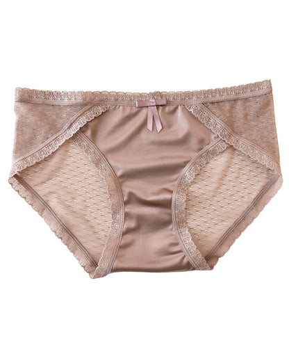 【5色組】セットでお得♪レディース サテンレースショーツ 5色5枚セット