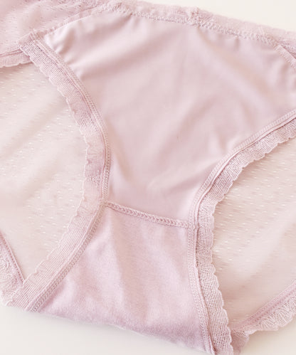 【5色組】セットでお得♪レディース サテンレースショーツ 5色5枚セット