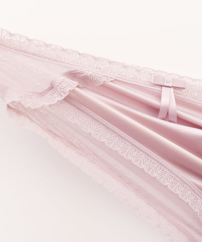 【5色組】セットでお得♪レディース サテンレースショーツ 5色5枚セット