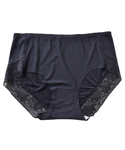 【5色組】セットでお得♪ショーツ 5色5枚セット さわやかなメッシュ生地のシルクタッチレースショーツ