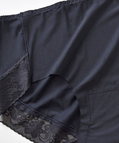 【5色組】セットでお得♪ショーツ 5色5枚セット さわやかなメッシュ生地のシルクタッチレースショーツ