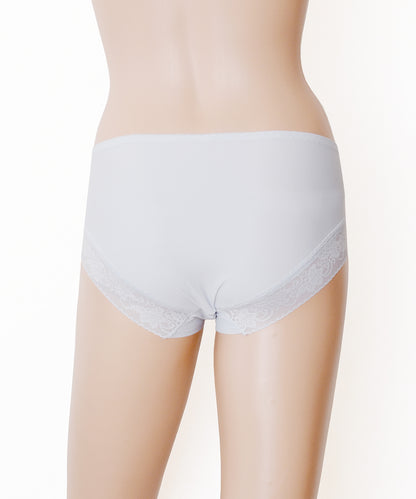 【5色組】セットでお得♪ショーツ 5色5枚セット さわやかなメッシュ生地のシルクタッチレースショーツ