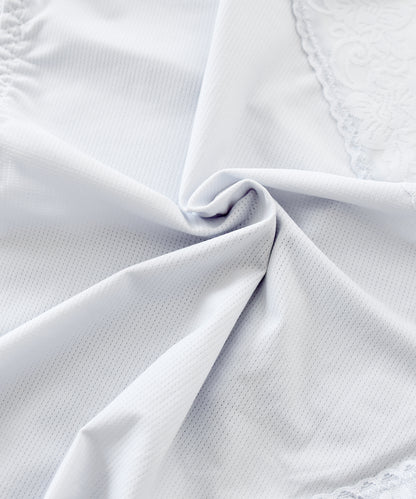 【5色組】セットでお得♪ショーツ 5色5枚セット さわやかなメッシュ生地のシルクタッチレースショーツ