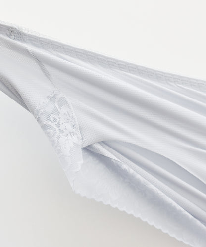 【5色組】セットでお得♪ショーツ 5色5枚セット さわやかなメッシュ生地のシルクタッチレースショーツ